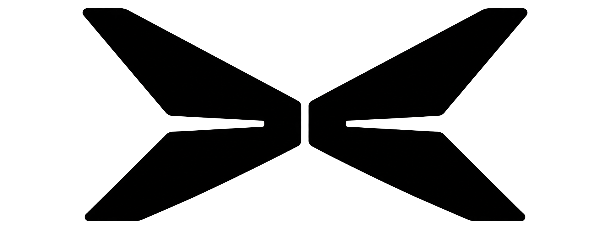 Emblema negro de XPENG